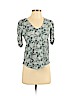 Lucky Brand 100% Cotton Green Short Sleeve Top Size S (petite) - photo 1