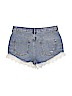 Free People 100% Cotton Blue Denim Shorts Size 26 waist - photo 2