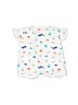 Carter's 100% Cotton Animal Print White Short Sleeve Outfit Size Newborn - photo 2