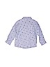 Zara Baby 100% Cotton Animal Print Blue Long Sleeve Button-Down Shirt Size 2 - 3YRS - photo 2