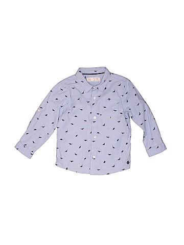 Zara Baby Long Sleeve Button-Down Shirt (view 1)