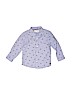 Zara Baby 100% Cotton Animal Print Blue Long Sleeve Button-Down Shirt Size 2 - 3YRS - photo 1