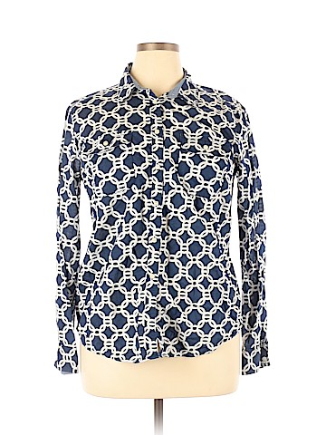 St. John's Bay Long Sleeve Button-Down Shirt (view 1)