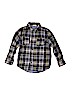 Crazy 8 100% Cotton Blue Long Sleeve Button-Down Shirt Size 5 - 6 - photo 1