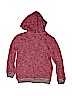Cat & Jack 100% Cotton Burgundy Zip Up Hoodie Size 6 - 7 - photo 2