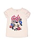 Gymboree Solid White Short Sleeve T-Shirt Size 7 - 8 - photo 1