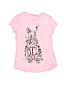 Justice Pink Short Sleeve T-Shirt Size 6 - 7 - photo 1