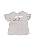 Crazy 8 Solid Gray Short Sleeve T-Shirt Size 5T - photo 1
