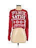 Victoria's Secret Pink 100% Cotton Red Long Sleeve T-Shirt Size S - photo 1