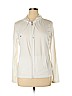 Danskin Now White Zip Up Hoodie Size XL - photo 1