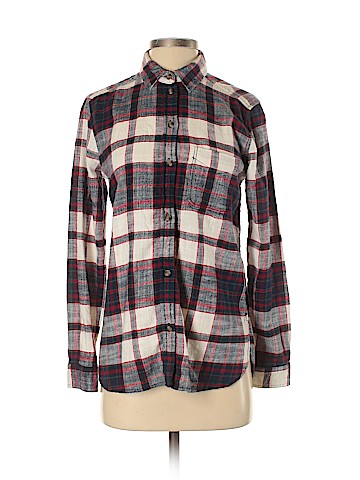 American Eagle Outfitters Long Sleeve Button-Down Shirt (view 1)