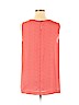 Ann Taylor LOFT Outlet 100% Polyester Red Sleeveless Blouse Size XL - photo 2
