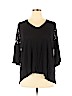 Cyrus Black 3/4 Sleeve Top Size 1X - photo 1