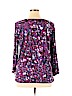 Dana Buchman Purple 3/4 Sleeve Top Size XL - photo 2