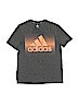 Adidas 100% Polyester Gray Active T-Shirt Size 14 - 16 - photo 1