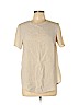 H&M 100% Viscose Ivory Short Sleeve Blouse Size 12 - photo 1
