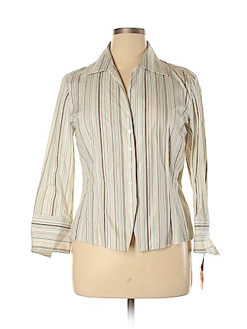 AK Anne Klein Long Sleeve Blouse (view 1)