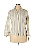 AK Anne Klein Ivory Long Sleeve Blouse Size 14 - photo 1