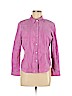 J.jill Pink Long Sleeve Button-Down Shirt Size M (petite) - photo 1
