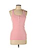 American Eagle Outfitters Pink Sleeveless Henley Size L - photo 1