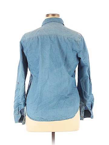 Polly & Esther Long Sleeve Button-Down Shirt (view 2)