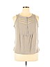 Princess Vera Wang 100% Polyester Silver Short Sleeve Blouse Size XL - photo 1
