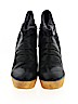 N.Y.L.A. 100% Leather Black Ankle Boots Size 10 - photo 2