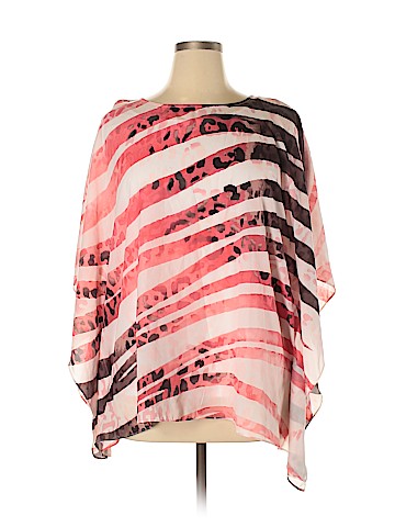 JM Collection Short Sleeve Blouse (view 1)