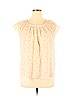 Lauren Conrad 100% Polyester Tan Sleeveless Blouse Size XL - photo 1