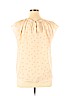 Lauren Conrad 100% Polyester Tan Sleeveless Blouse Size XL - photo 2