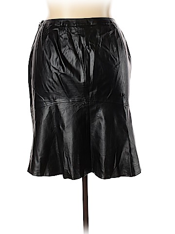 6th & LN Faux Leather Skirt (view 2)