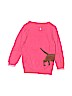 Joules 100% Cotton Graphic Pink Pullover Sweater Size 5 - photo 2