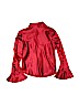 BCX Girl 100% Polyester Red Long Sleeve Blouse Size L (youth) - photo 2