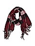 Unbranded 100% Polyester Checkered-gingham Burgundy Scarf One size - photo 1