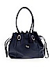 Emma Fox 100% Leather Blue Leather Shoulder Bag One size - photo 3
