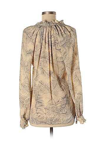 Joie Long Sleeve Silk Top (view 2)