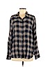 Lucky Brand Blue Long Sleeve Button-Down Shirt Size M - photo 1
