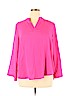 face n face Pink Long Sleeve Blouse Size XL - photo 1