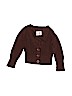 Justice 100% Cotton Brown Cardigan Size 10 - photo 1