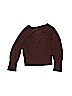 Justice 100% Cotton Brown Cardigan Size 10 - photo 2