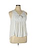 American Eagle Outfitters 100% Viscose White Sleeveless Blouse Size XL - photo 1
