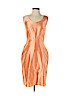 Armani Collezioni 100% Silk Orange Casual Dress Size 6 - photo 1