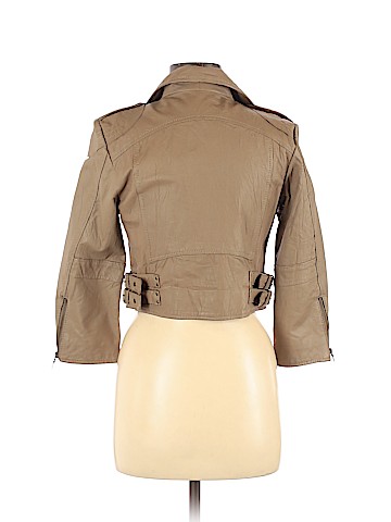 Prune Leather Jacket (view 2)