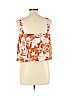 Paper Crane 100% Cotton Tan Sleeveless Blouse Size L - photo 2