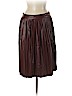 Mossimo 100% Polyurethane Burgundy Faux Leather Skirt Size 8 - photo 1