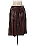 Mossimo 100% Polyurethane Burgundy Faux Leather Skirt Size 8 - photo 2