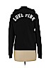 Victoria's Secret Pink Black Zip Up Hoodie Size L - photo 2