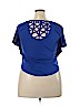 Bongo Blue Short Sleeve Top Size XL - photo 2