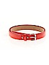 Ann Taylor 100% Leather Animal Print Red Leather Belt Size S - photo 1