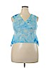 Jamie Nicole Collection 100% Polyester Blue Sleeveless Top Size XL - photo 1